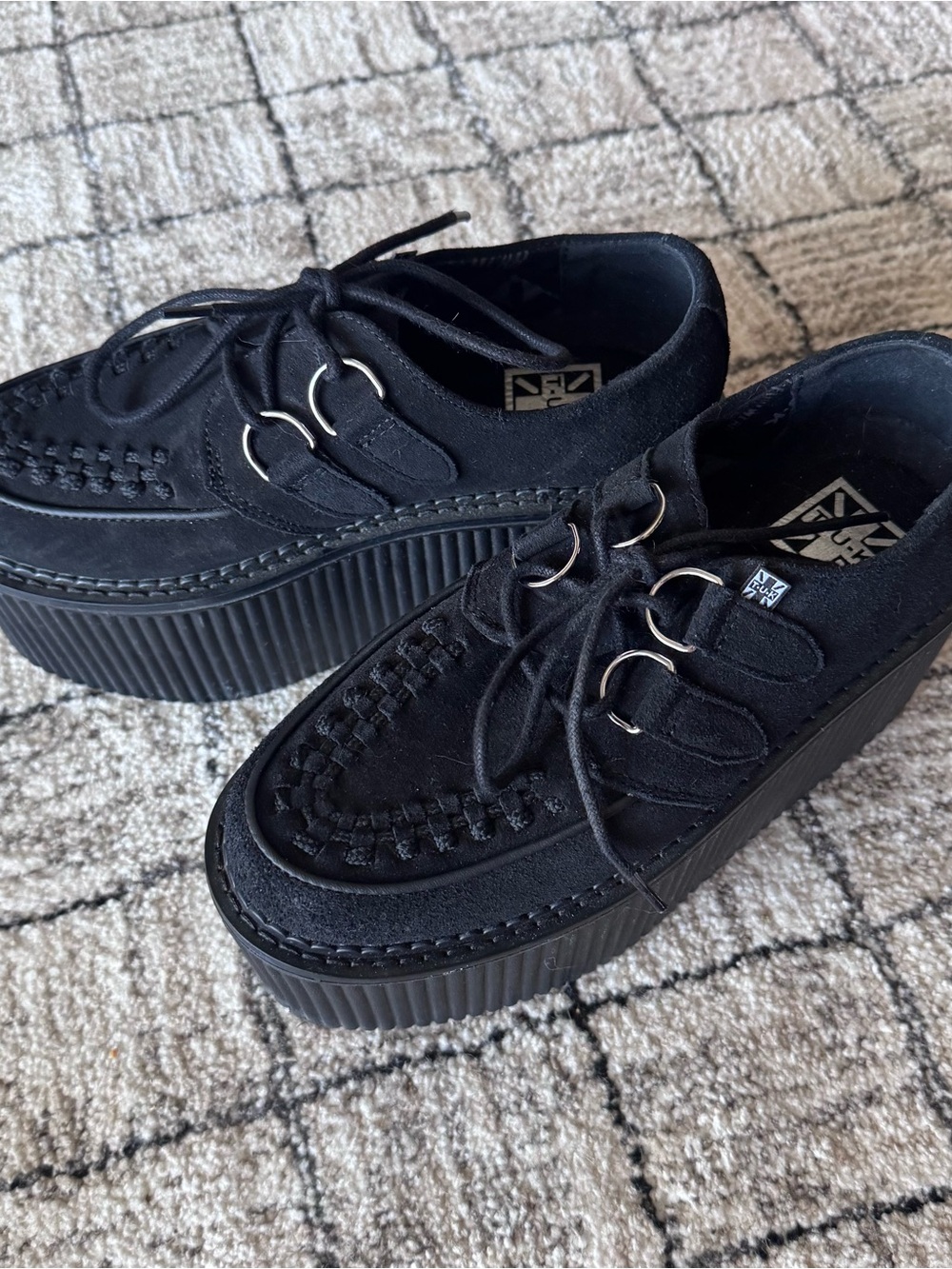 TUK Black Suede Classic Stratocreeper - Picture 4 of 5